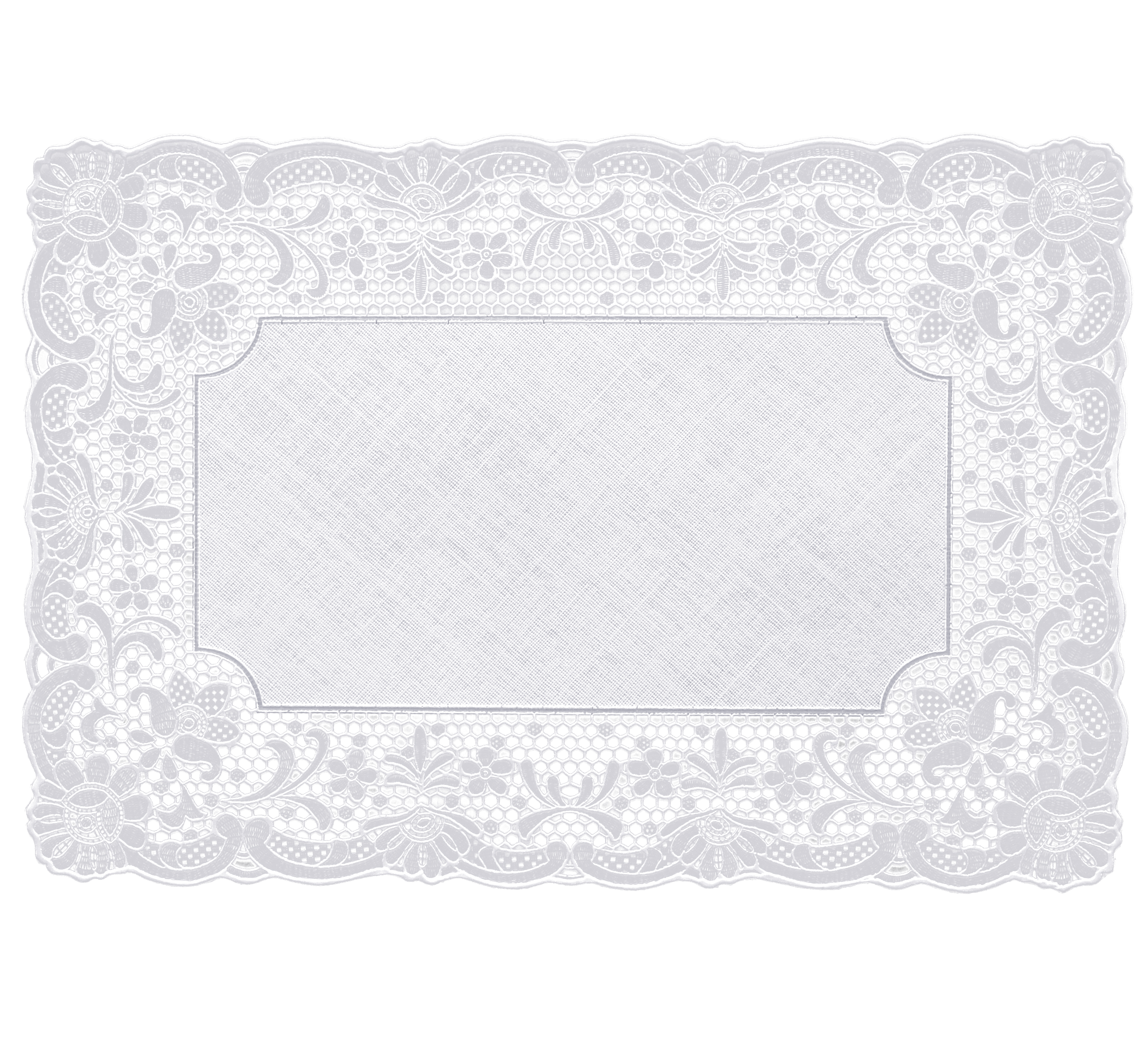 Vinyl Lace Embossed Floral Design Placemats, Set of 4 eBay